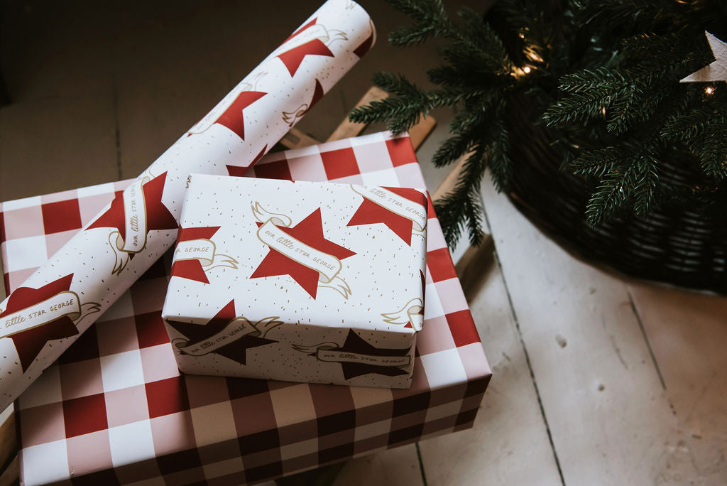 Personalised Star Wrapping Paper