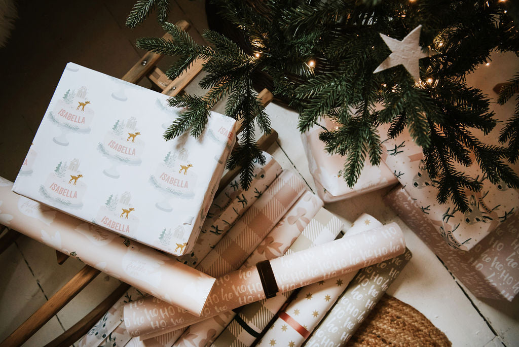 Personalised Christmas Cake Wrapping Paper