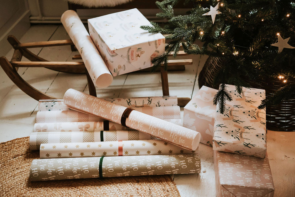 Personalised Christmas Cake Wrapping Paper