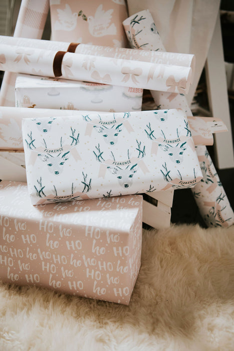 Personalised Deer Wrapping Paper