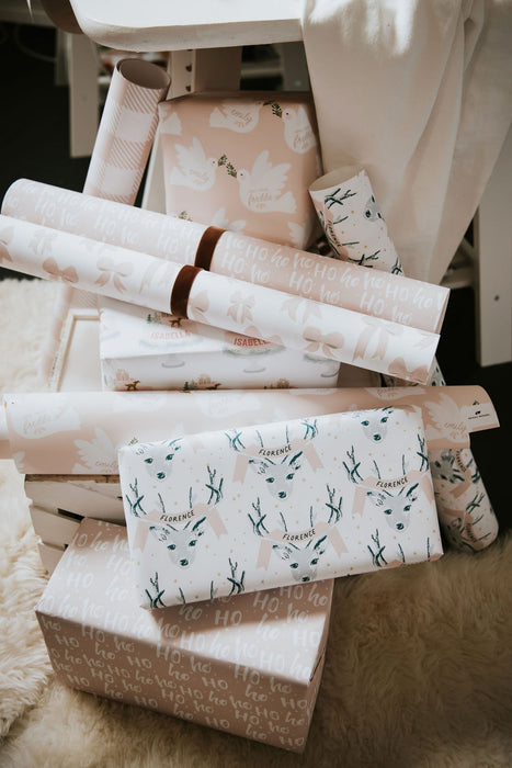 Personalised Deer Wrapping Paper