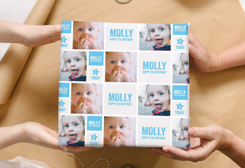 Personalised Photographic Wrapping Paper