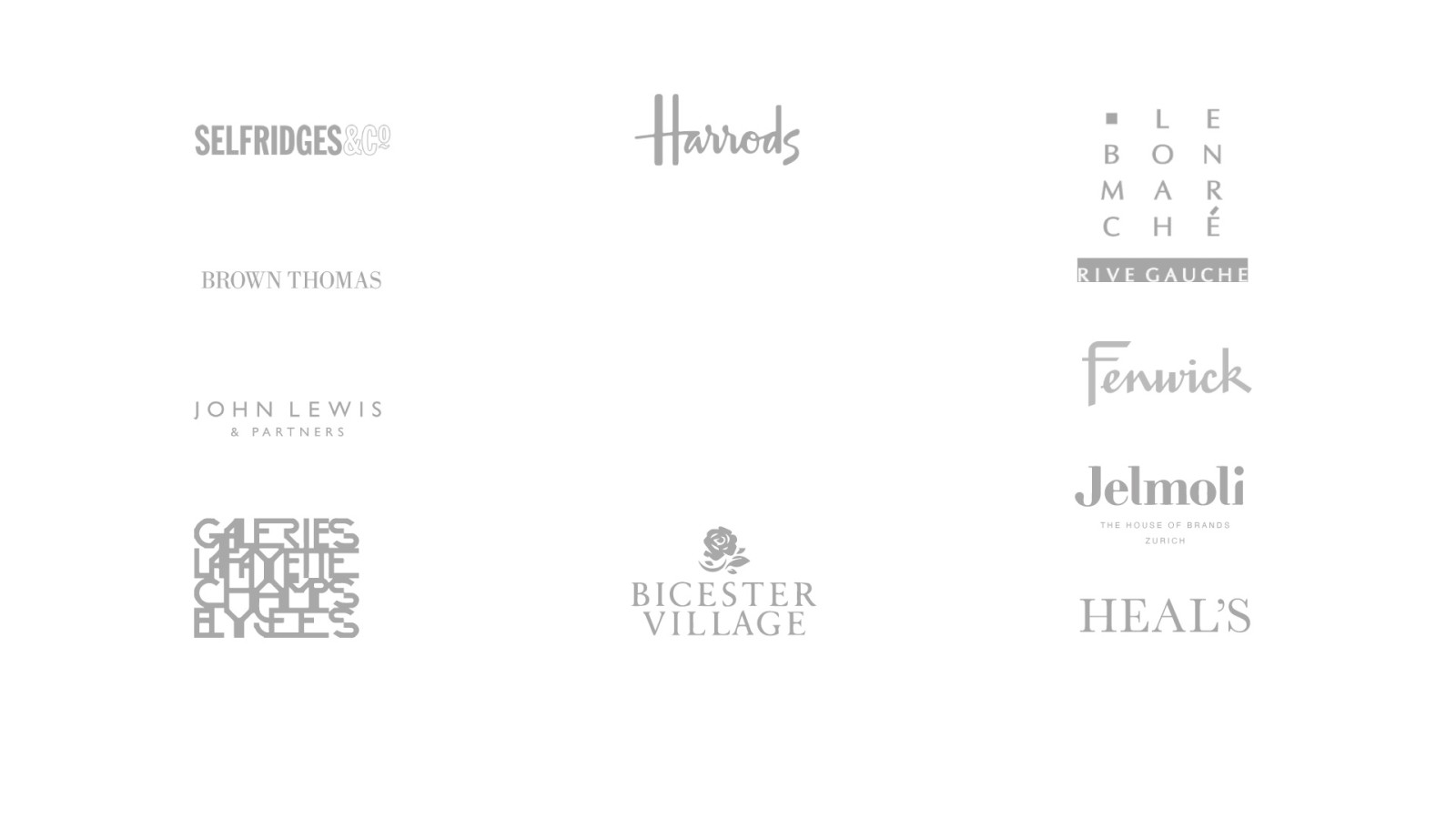 A Selection Of The Brands We Work With...